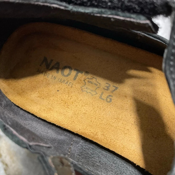 Naot T Strap Mary Jane Leather Pump Shoes EU 37 L6 - Picture 7 of 13